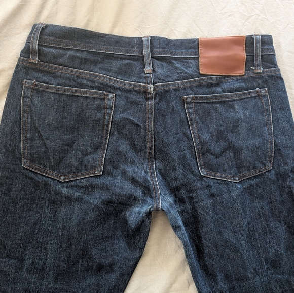 The Unbranded UB201 Tapered Fit - 14.5oz Indigo Selvedge Denim Size 36 Raw Denim - Picture 4 of 15